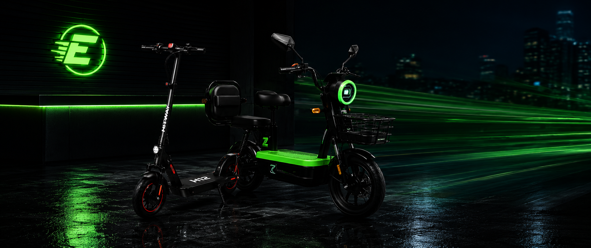Motociclista elétrico